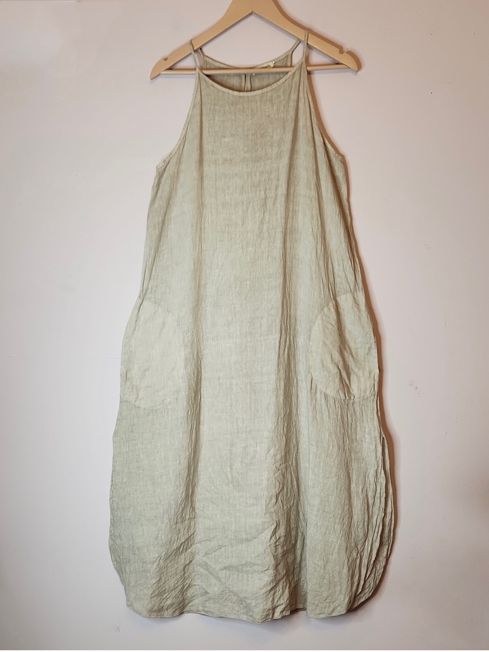 LAURA BIANCHI Linen Maxi Dress, size M